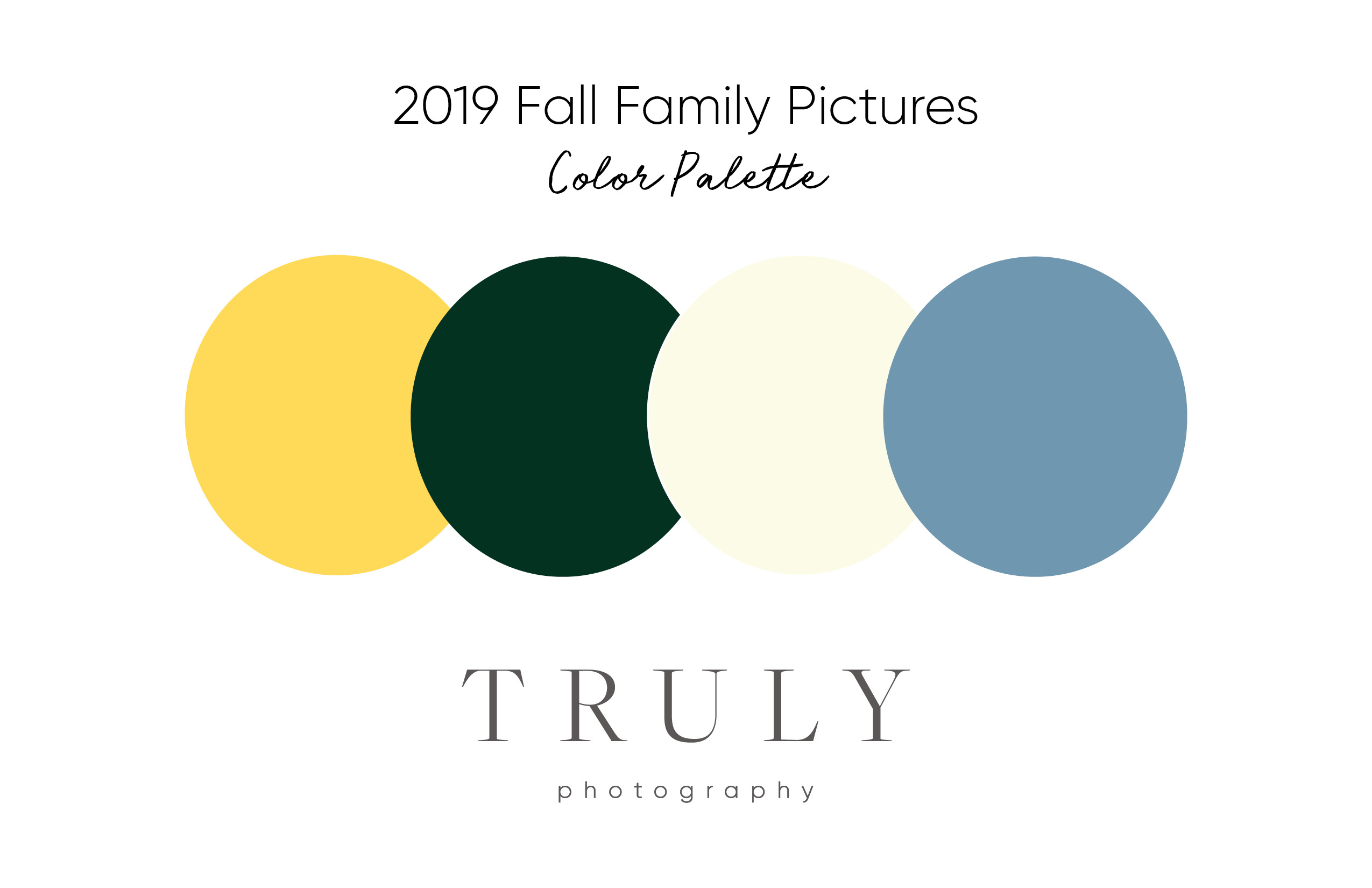 2019 Fall Family Picture Color Palette