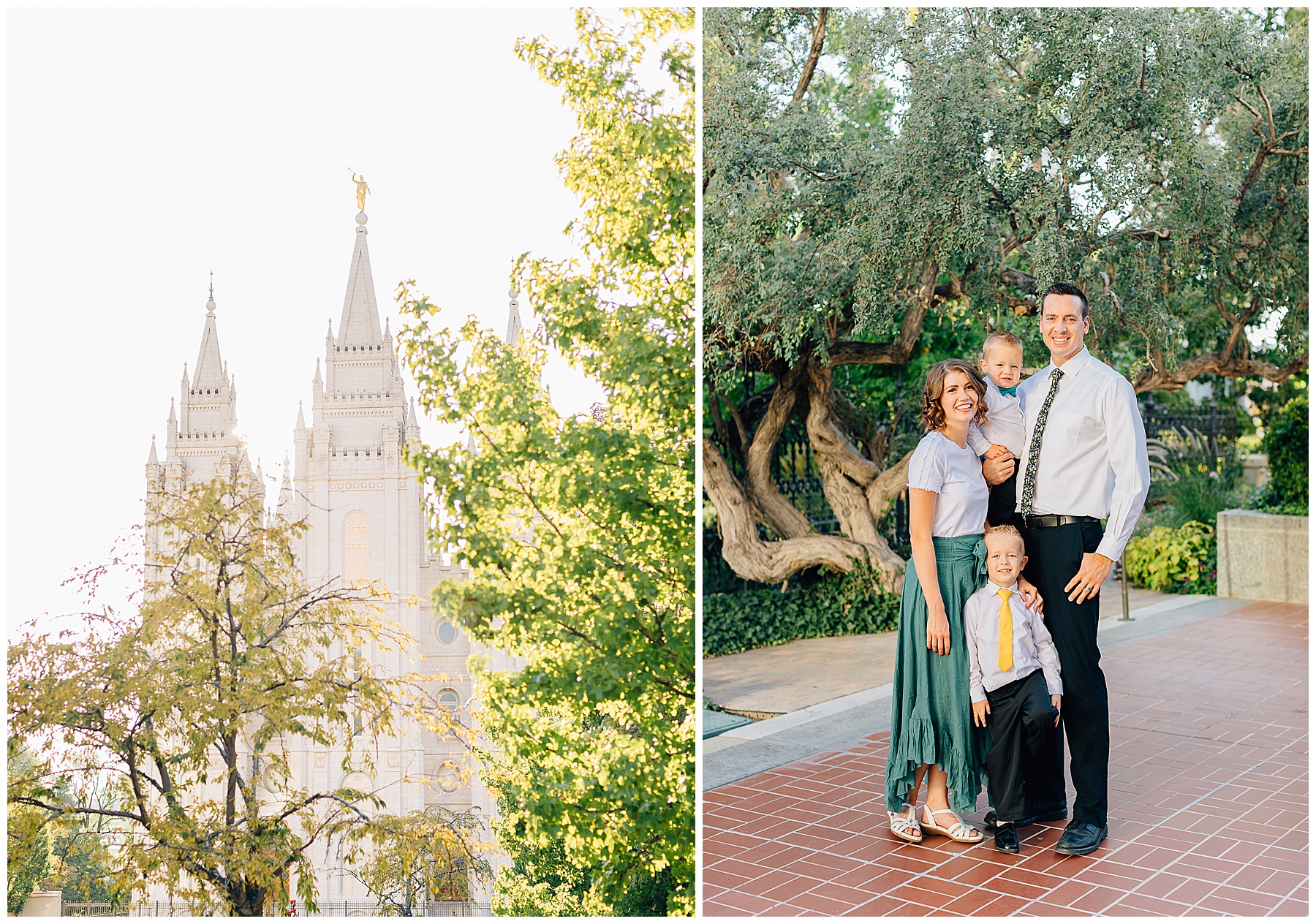 Grange | Salt Lake Temple Family Pictures