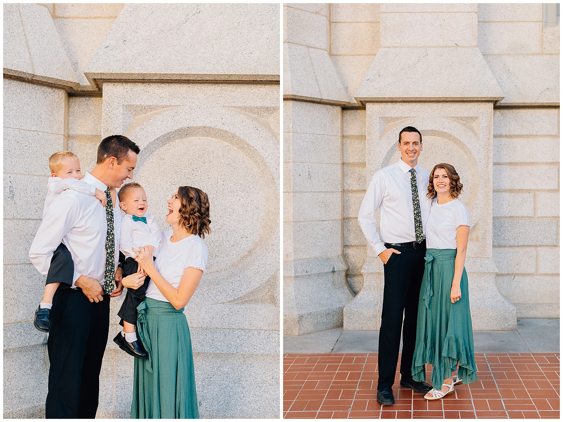 Grange | Salt Lake Temple Family Pictures