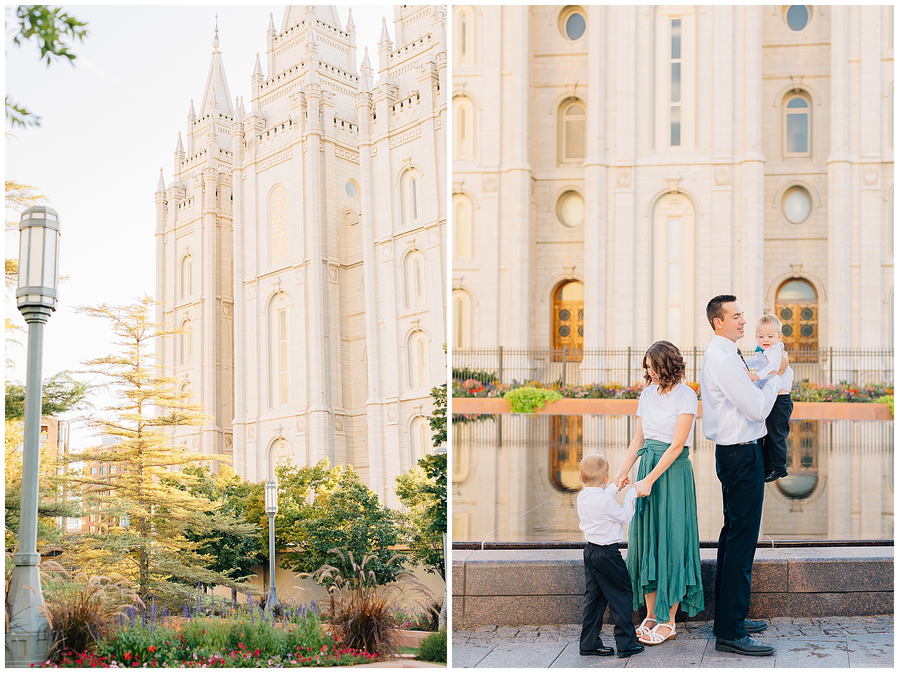 Grange | Salt Lake Temple Family Pictures