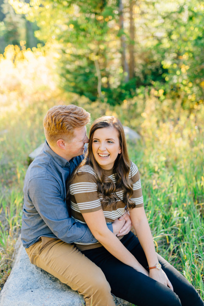 Calvin + Sydney | Doughnut Falls Trailhead Engagements