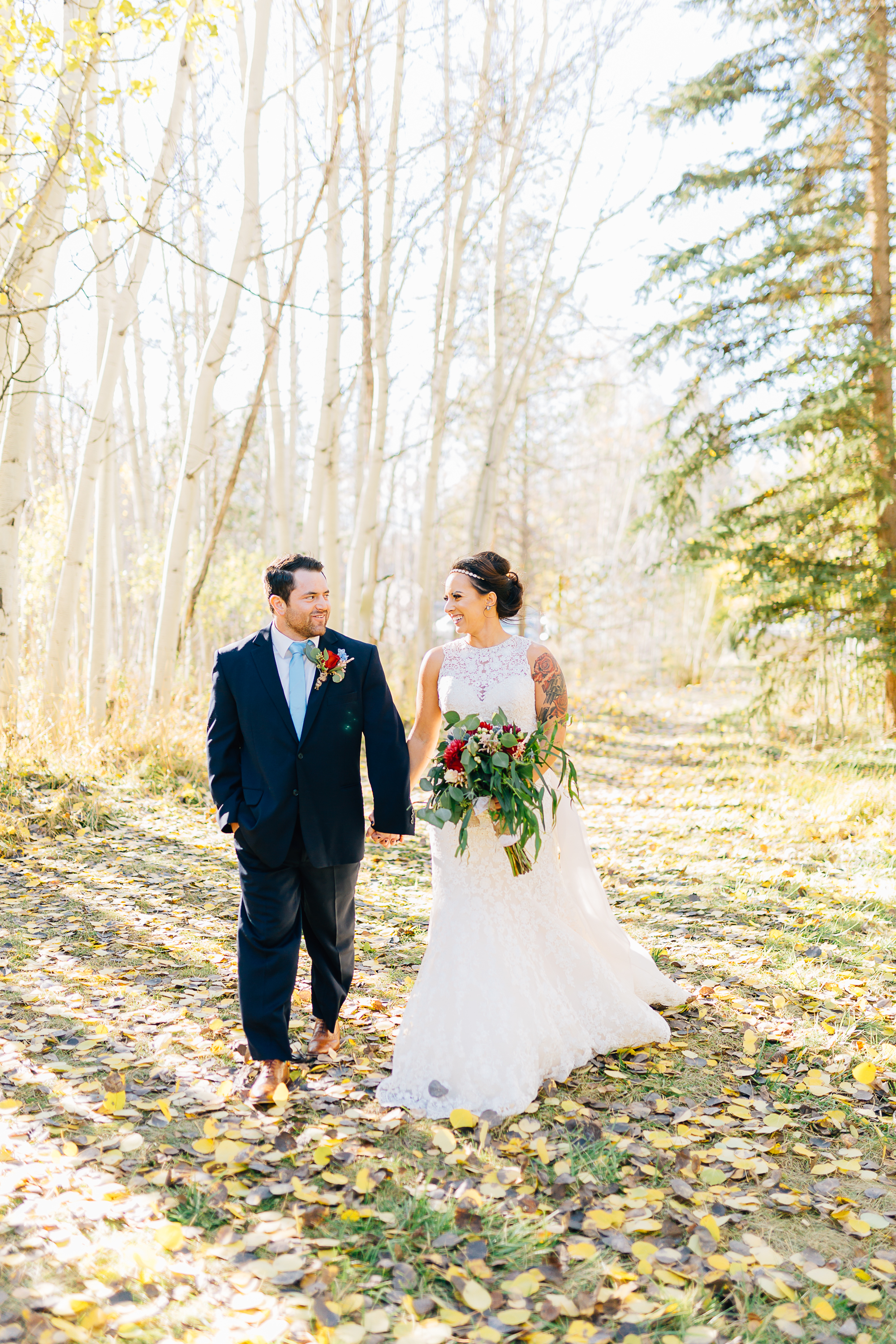 Fall Cabin Wedding | David + Kadi