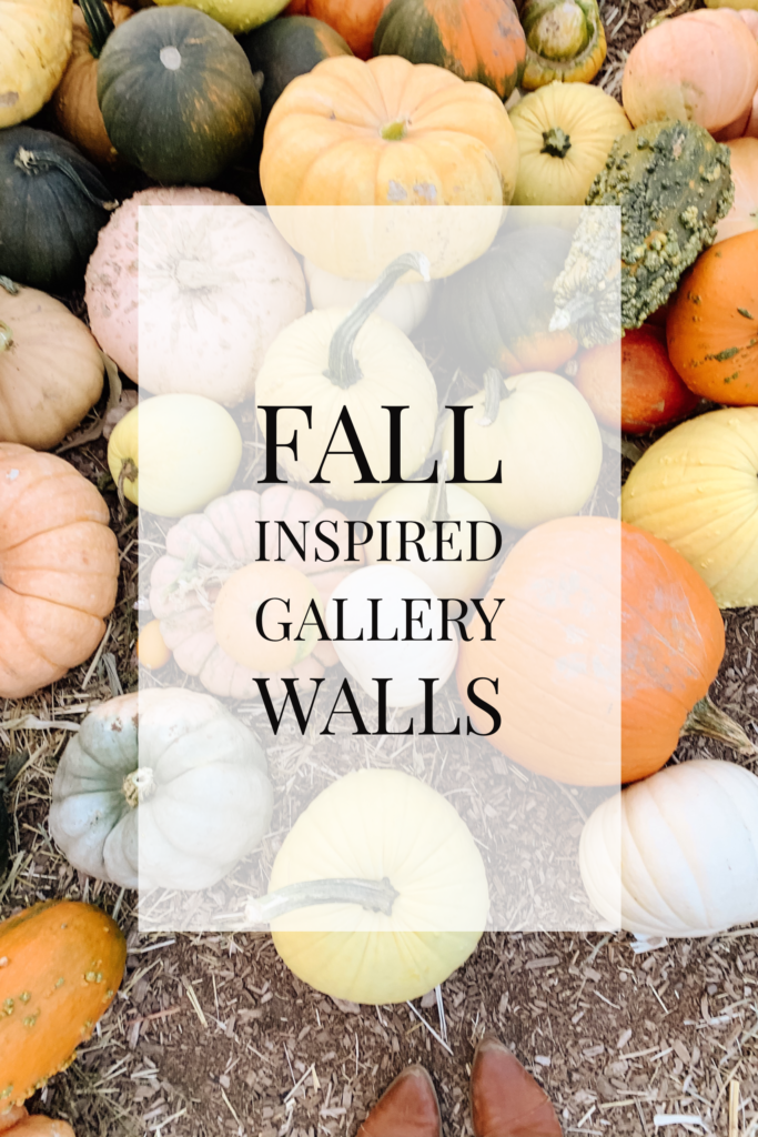 Fall Inspired Gallery Wall Ideas | Collaboration with jw Paper co