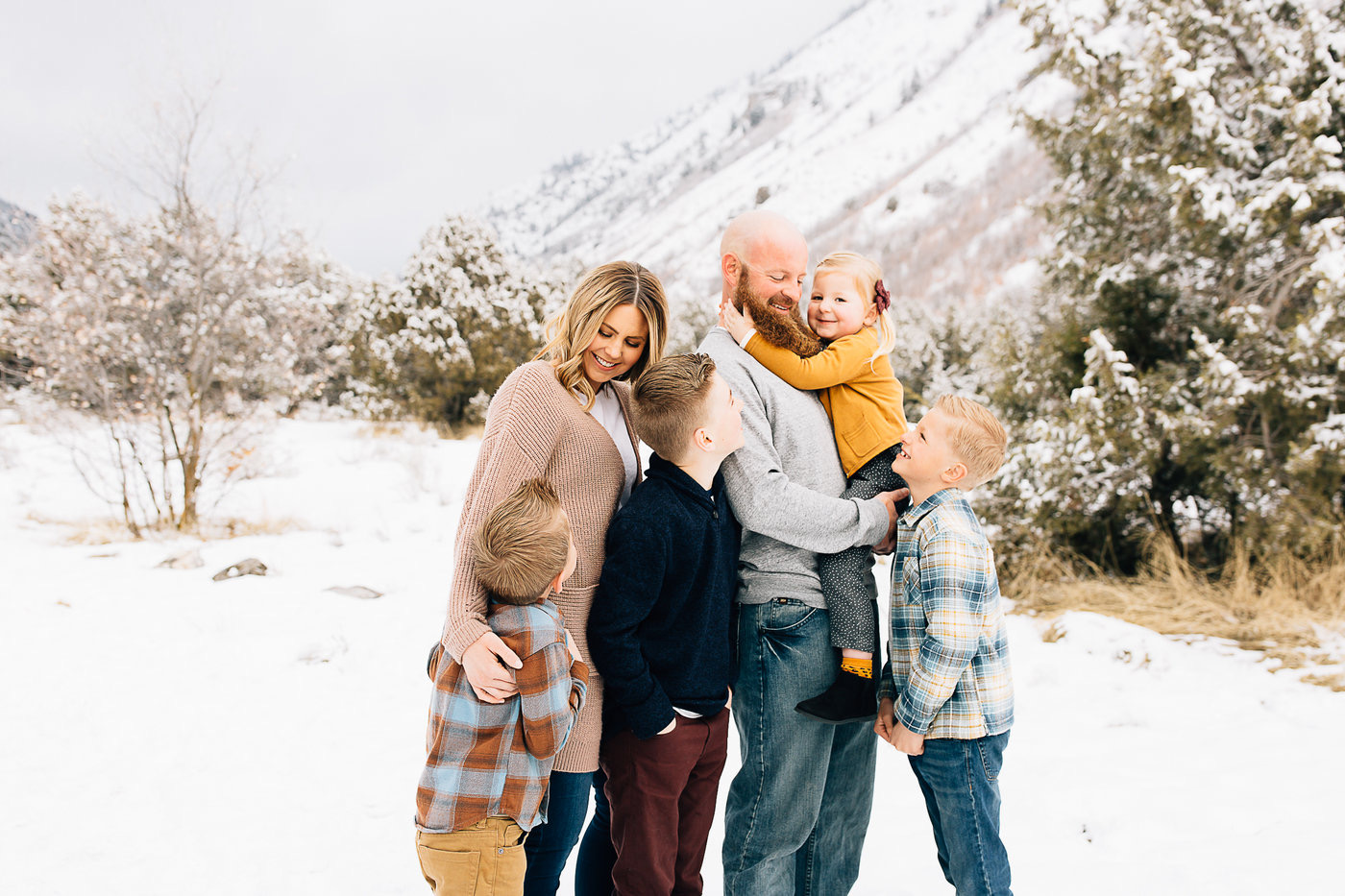 Snowy Family Pictures | Herriman Photographer