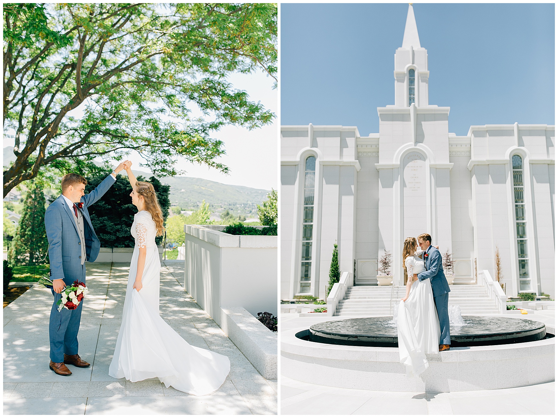 Alex + Tia | Bountiful Temple Wedding | Wheeler Farm Reception