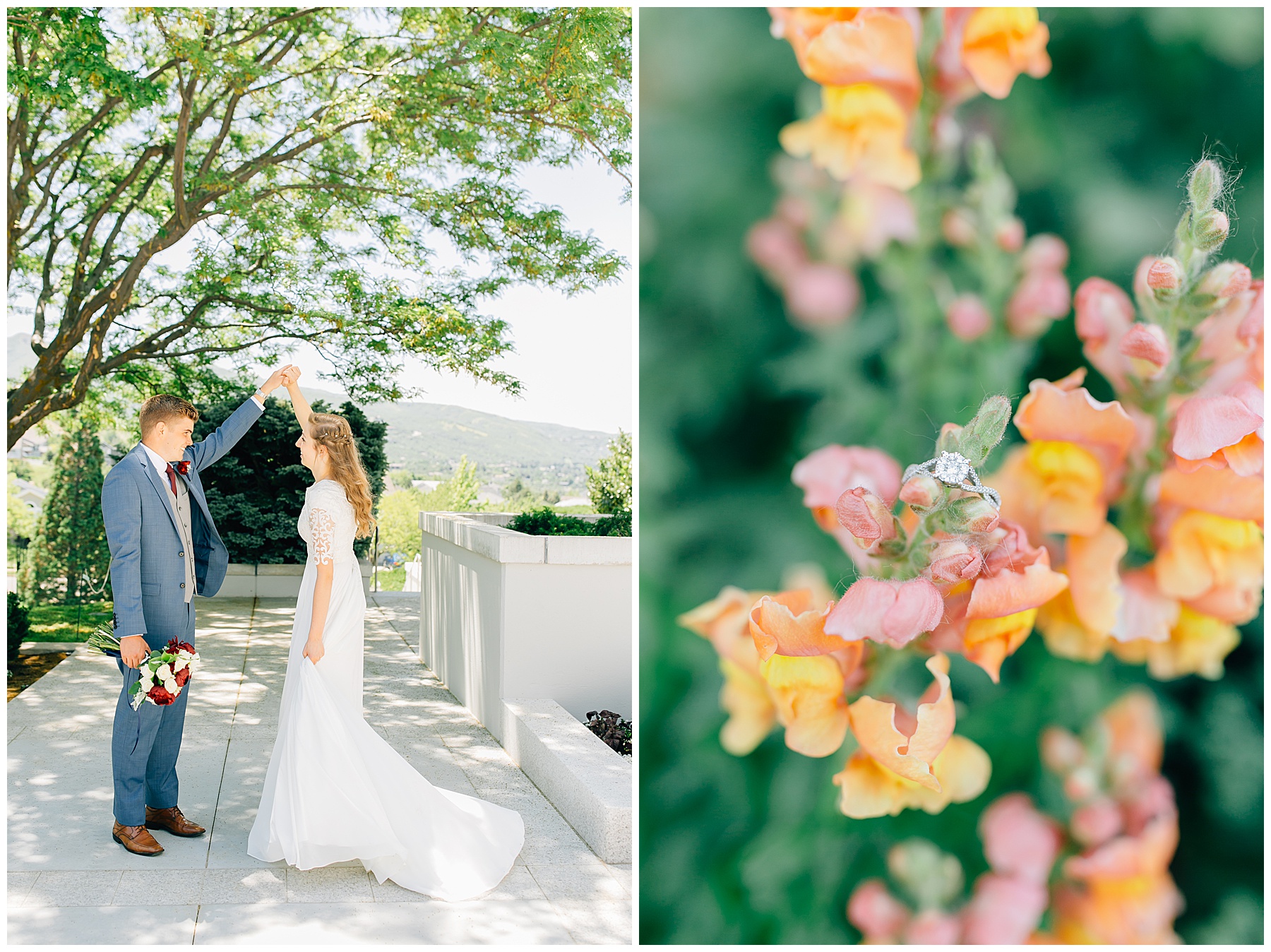 Alex + Tia | Bountiful Temple Wedding | Wheeler Farm Reception