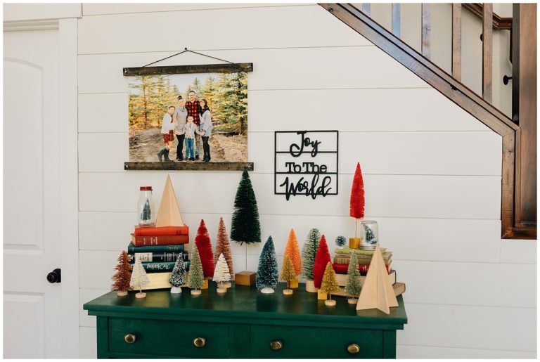 Brush Bottle Christmas Tree Display Inspiration