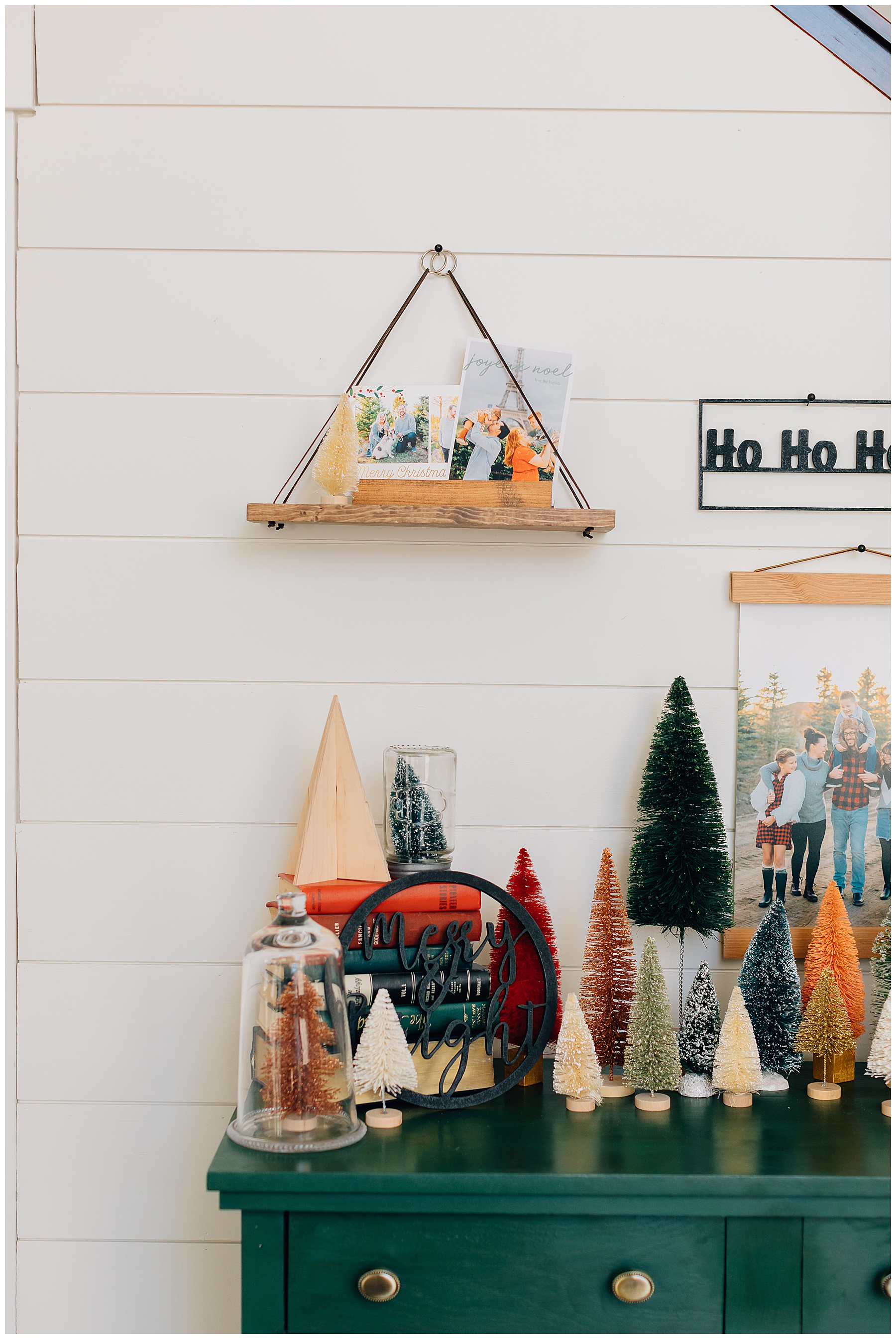 Brush Bottle Christmas Tree Display Inspiration |