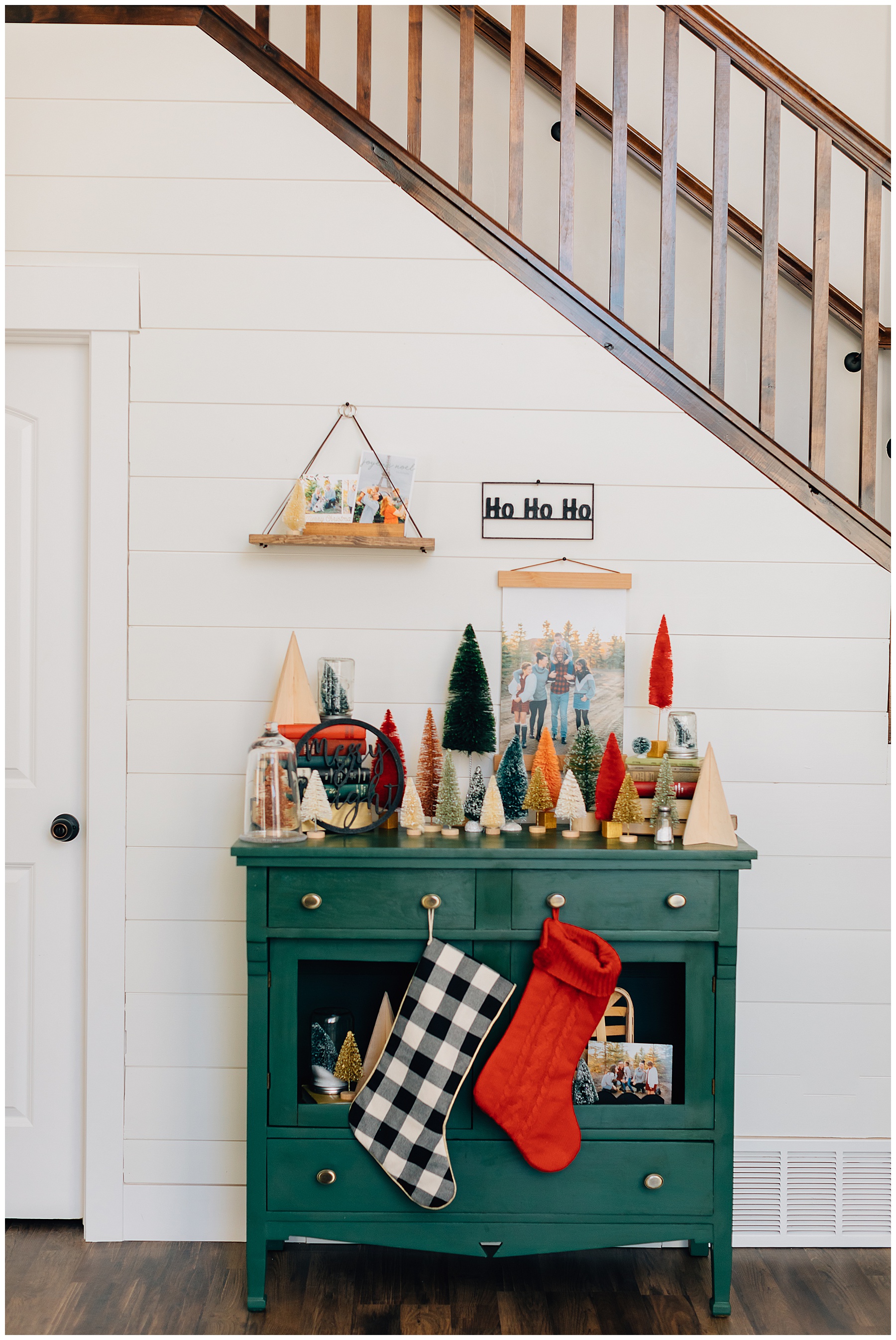 Brush Bottle Christmas Tree Display Inspiration |