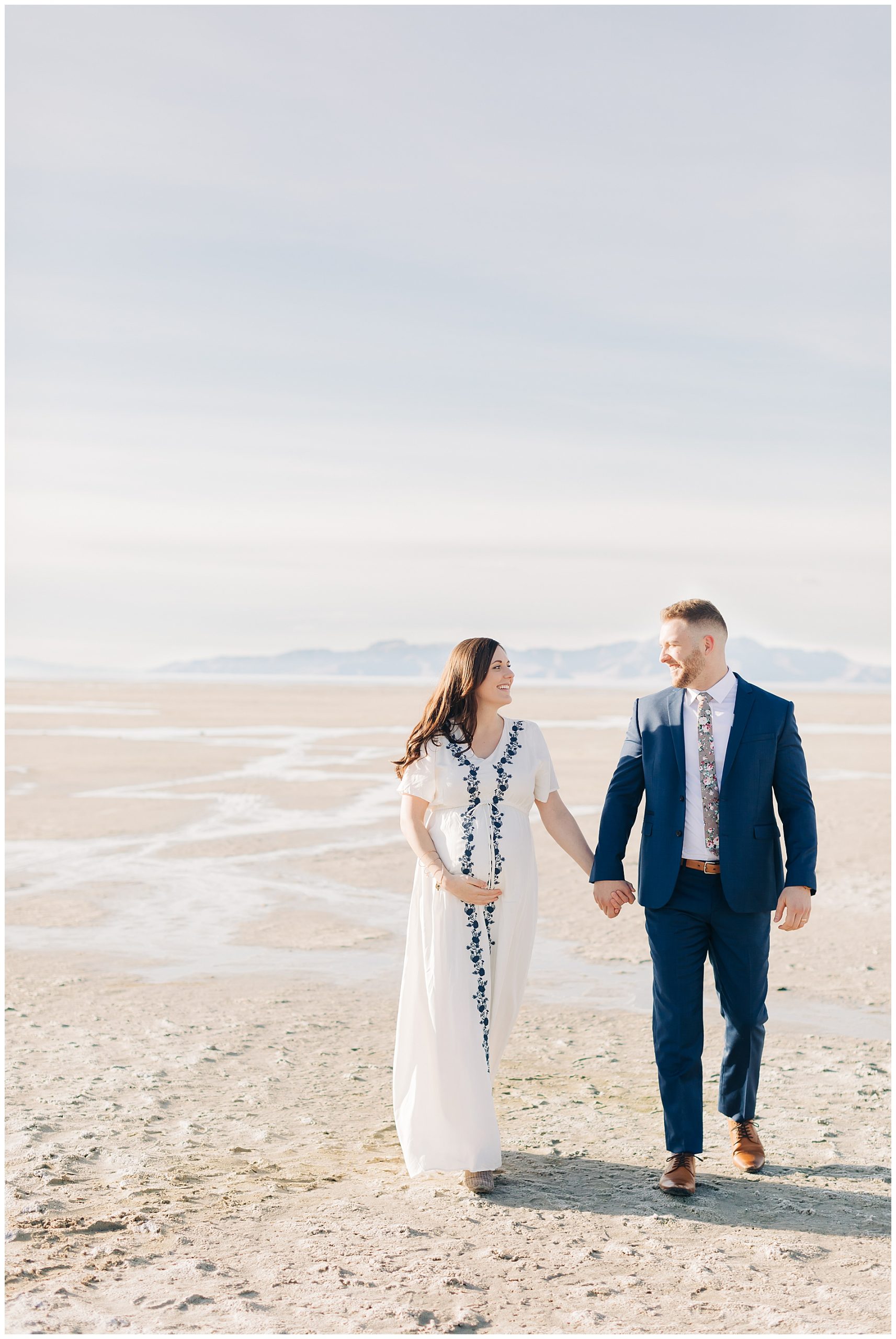 Great Salt Air Maternity Session | Aubree + Tyler