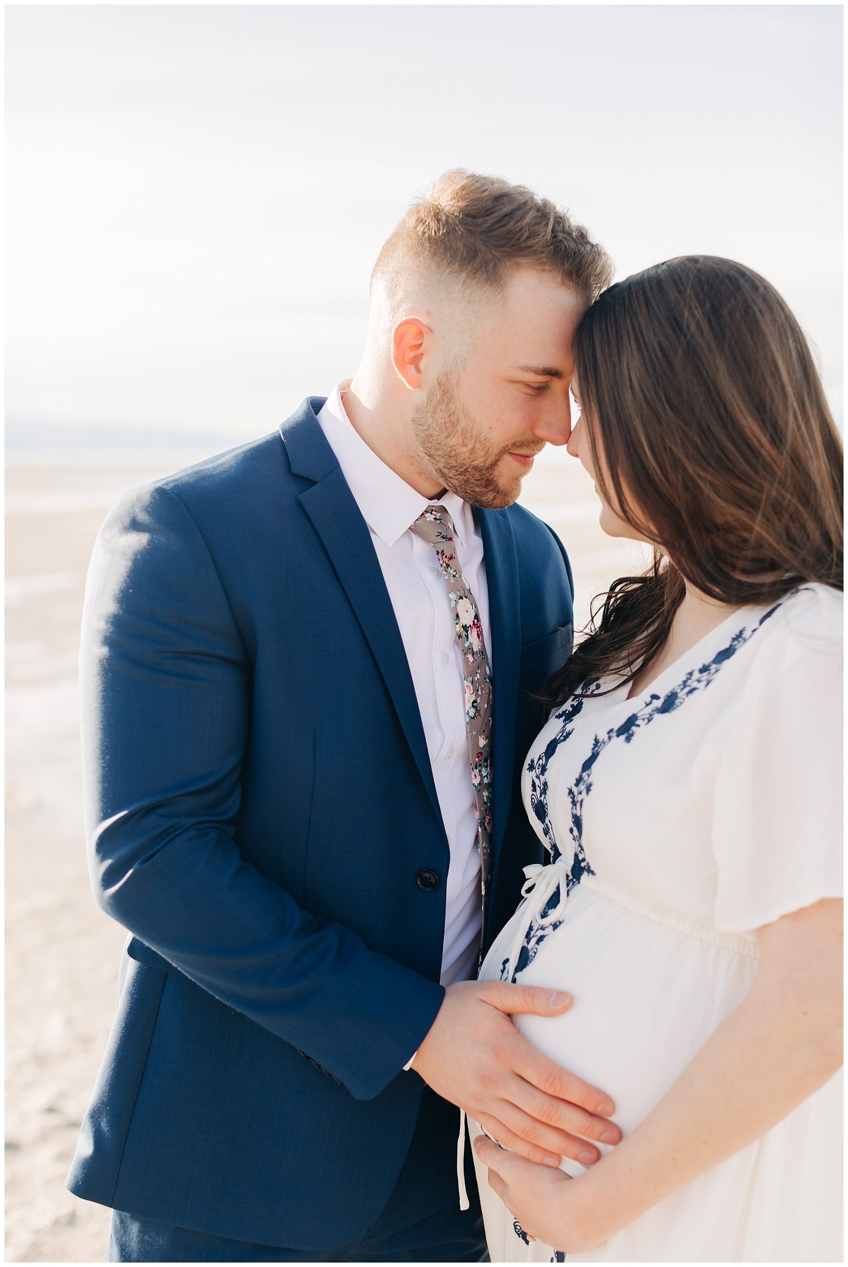 Great Salt Air Maternity Session | Aubree + Tyler