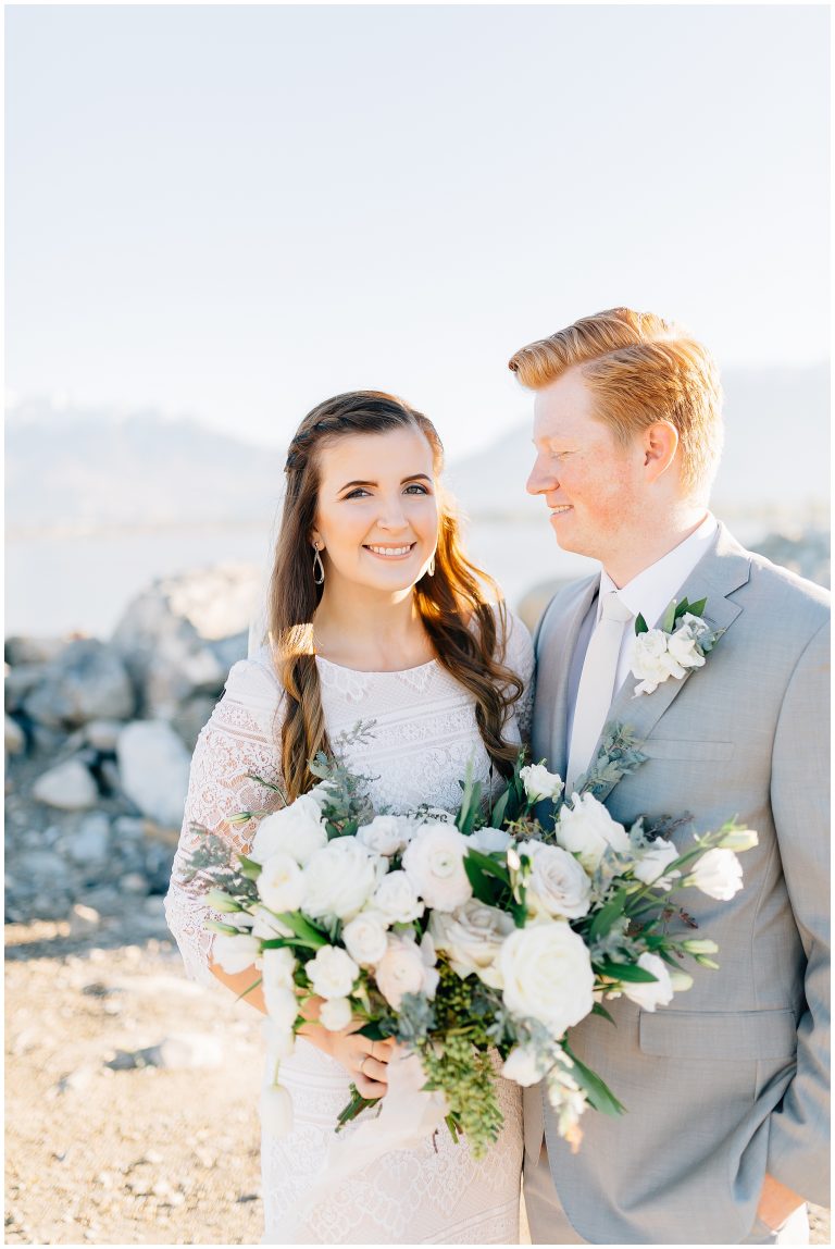 Utah Lake Bridals | Calvin + Sydney | Utah Wedding Photographer