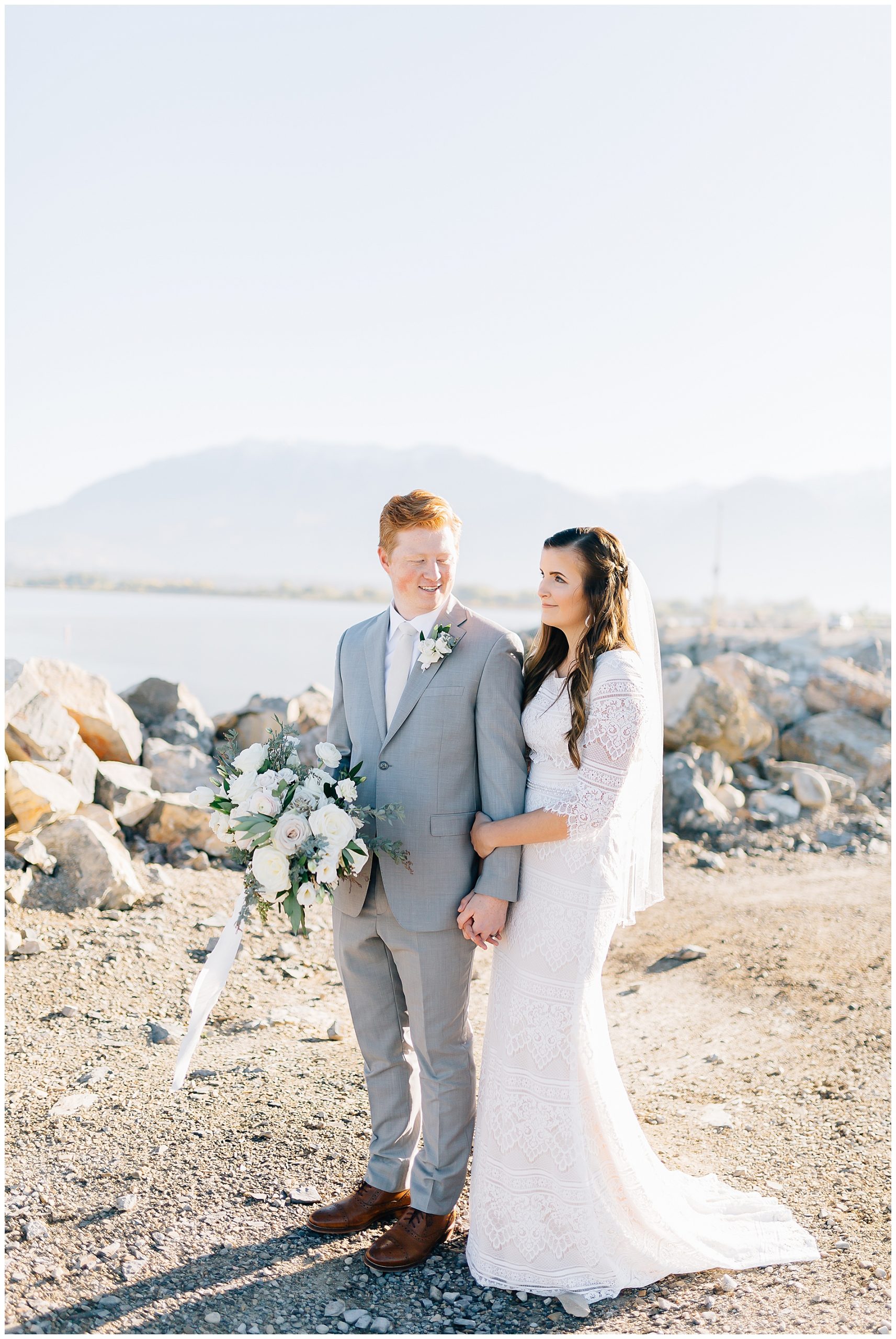 Utah Lake Bridals | Calvin + Sydney | Utah Wedding Photographer