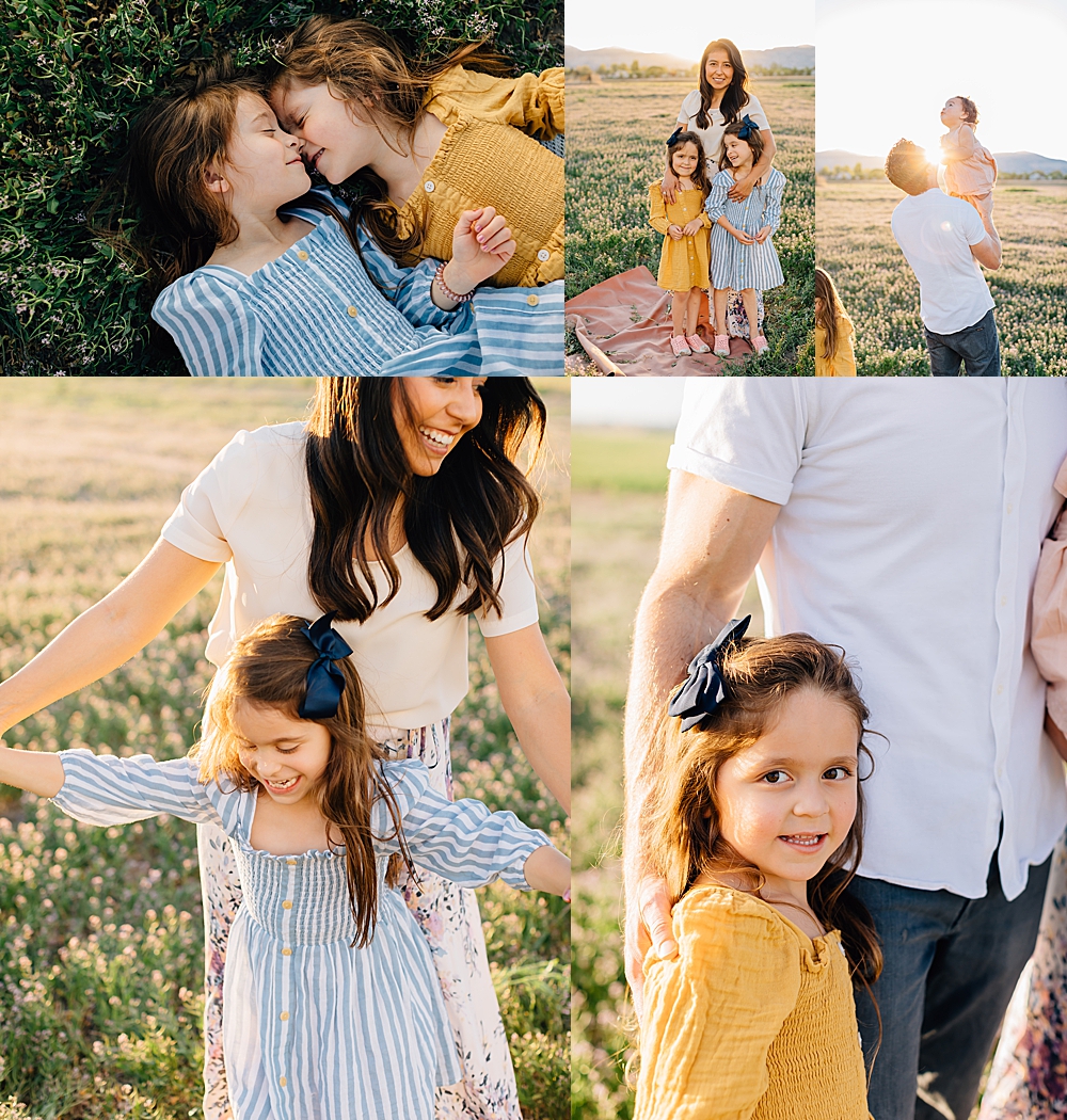 Herriman Wild Flowers Family Pictures | Latimer Family