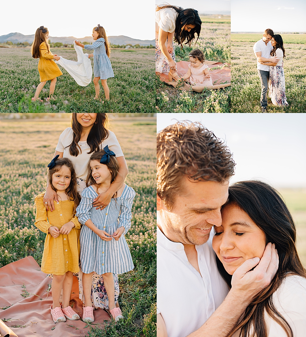 Herriman Wild Flowers Family Pictures | Latimer Family