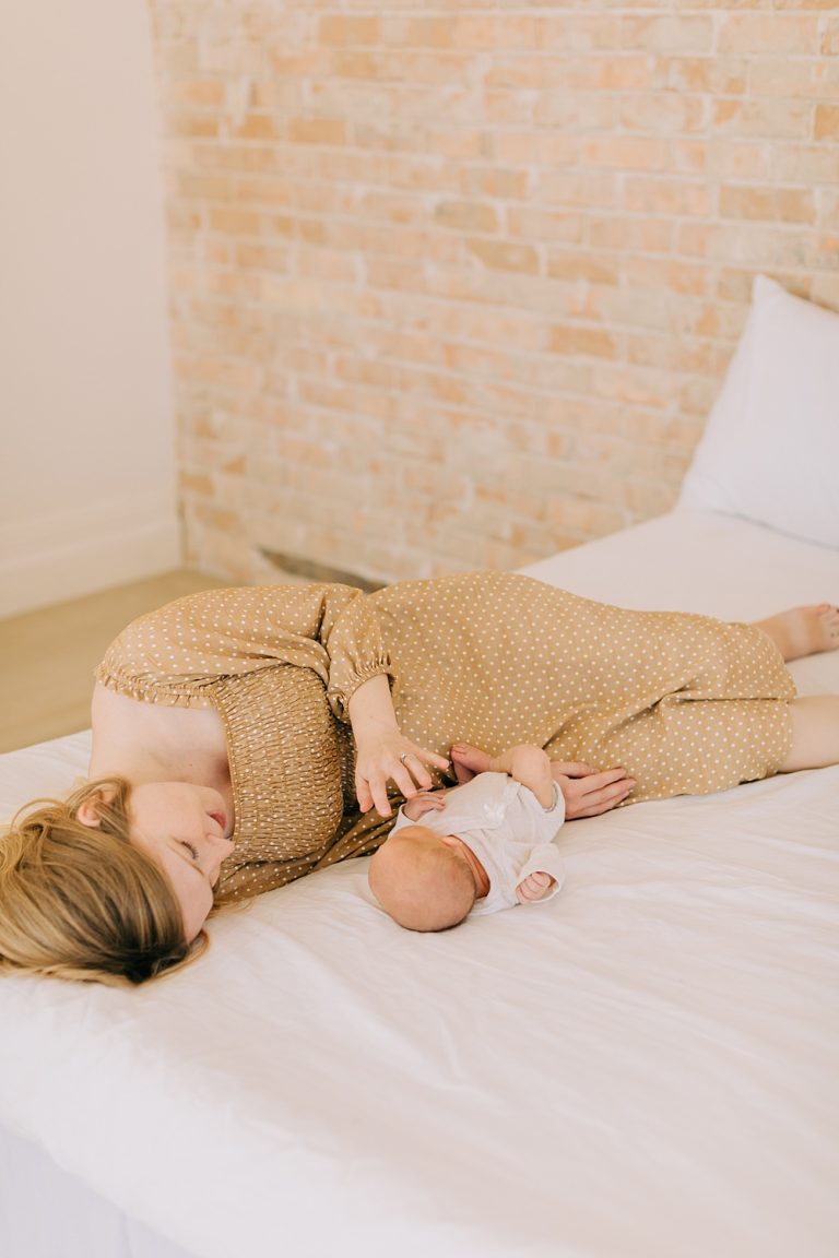 Sandy White Space Studio Newborn Session