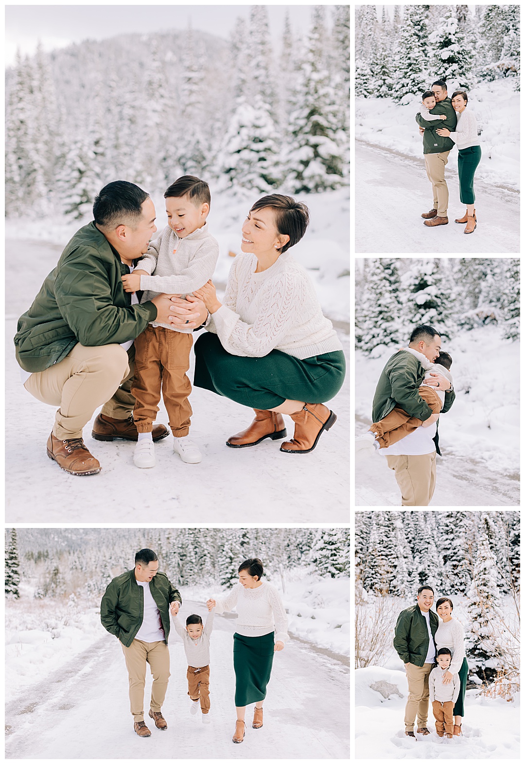 Winter Family Pictures | Jordan Pines