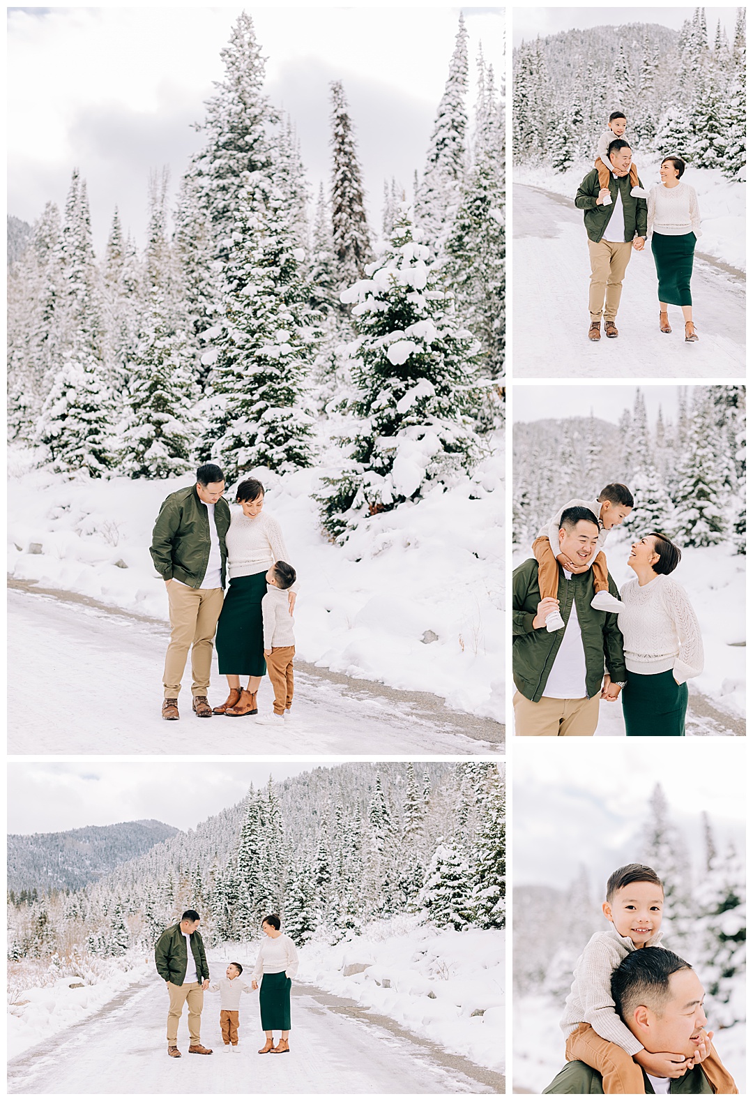 Winter Family Pictures | Jordan Pines