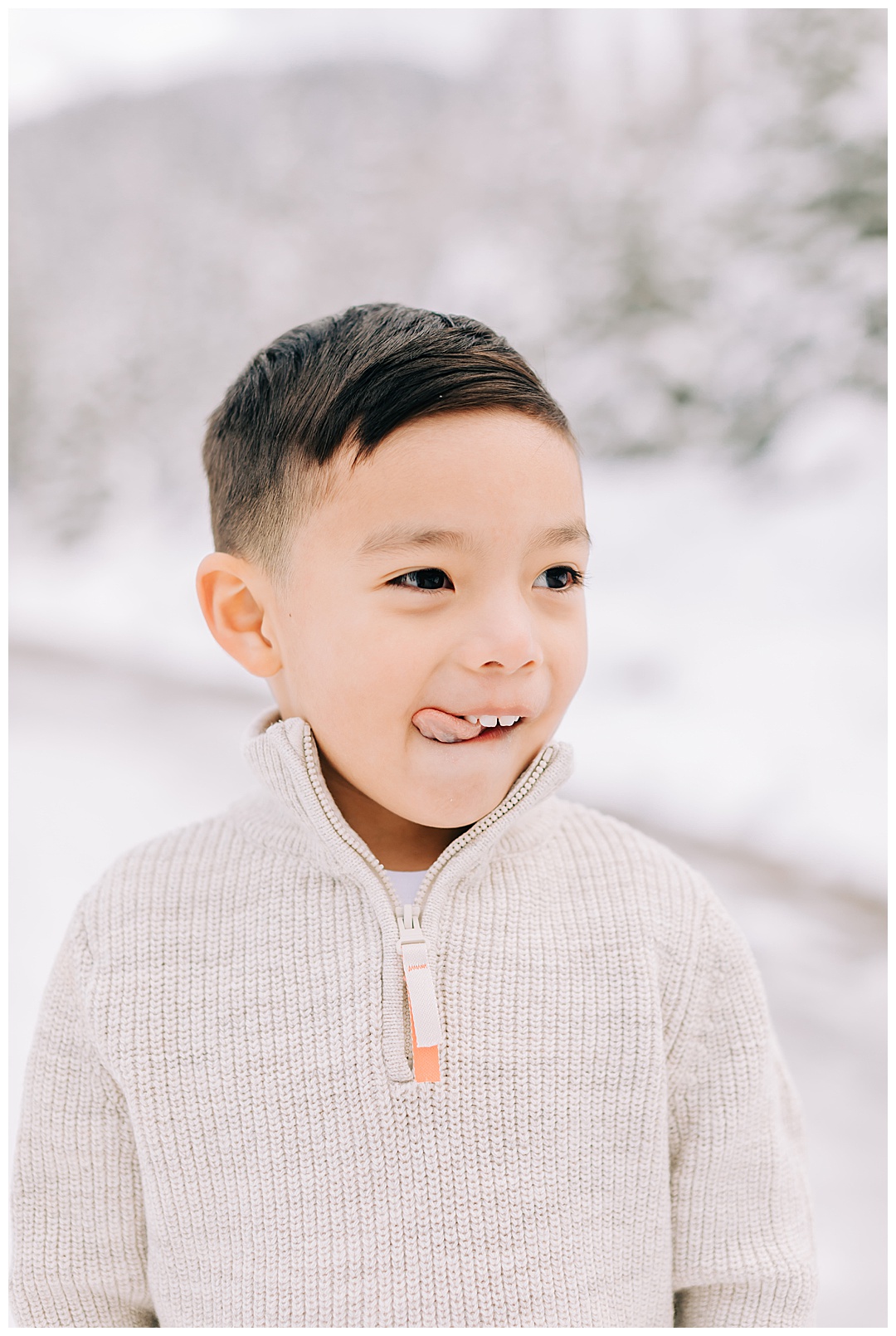 Winter Family Pictures | Jordan Pines