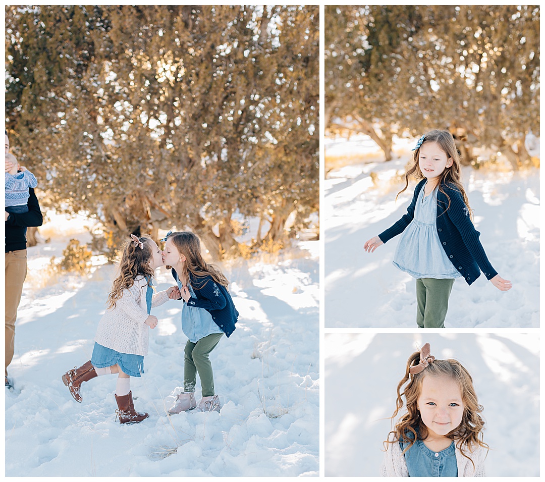 Family Pictures in the Snow | Jorgensen Family