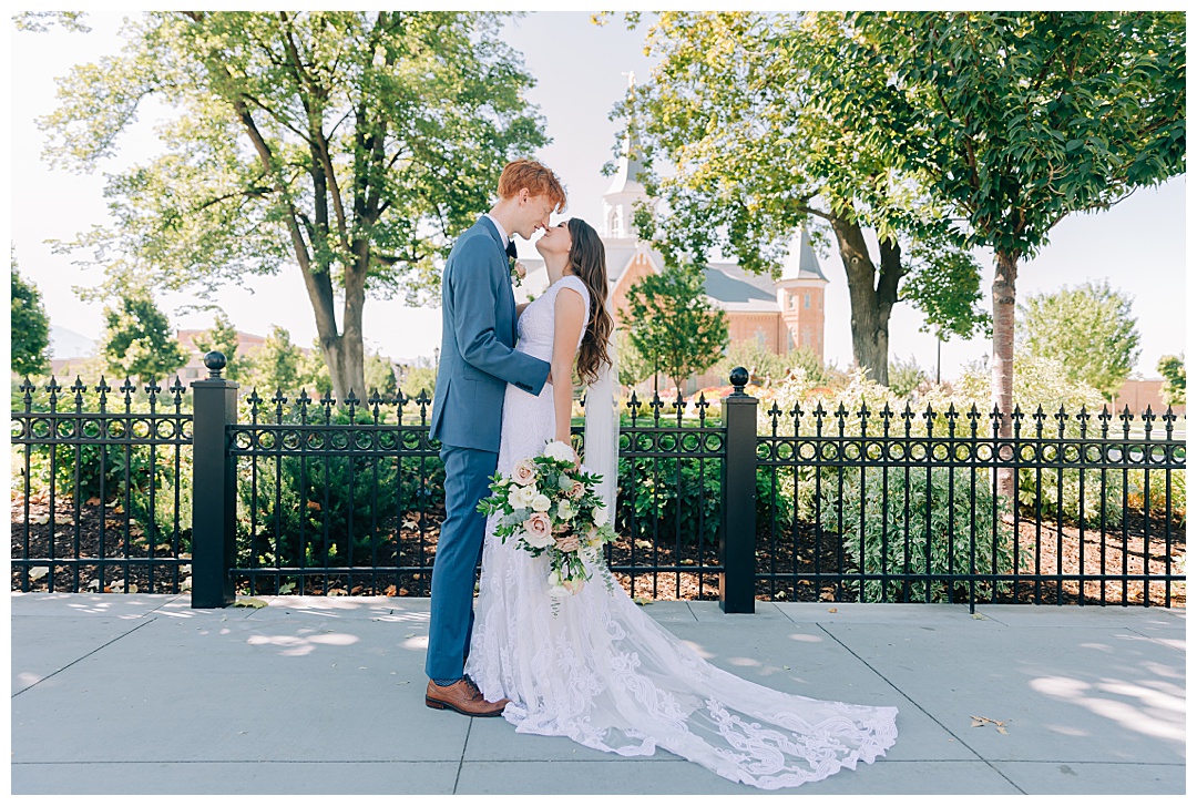 Provo City Center Temple Bridals | Covid Wedding