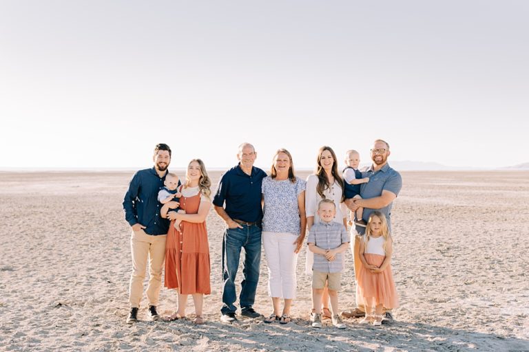 Extended Family Pictures at the Great Saltair