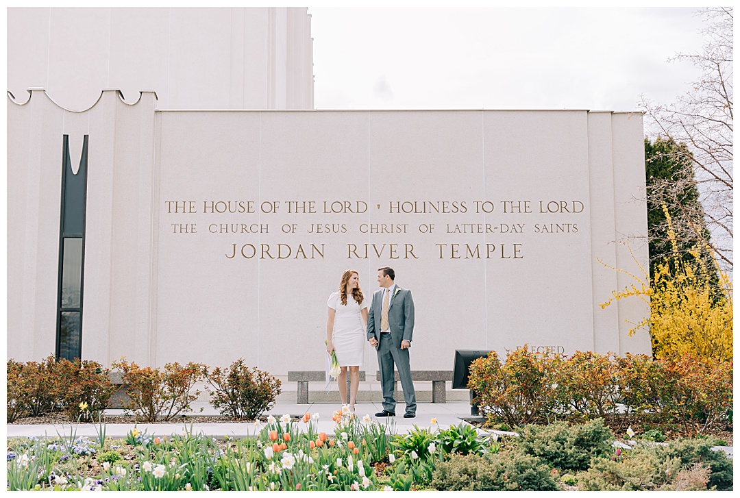 Jordan River Temple Wedding | Tuft