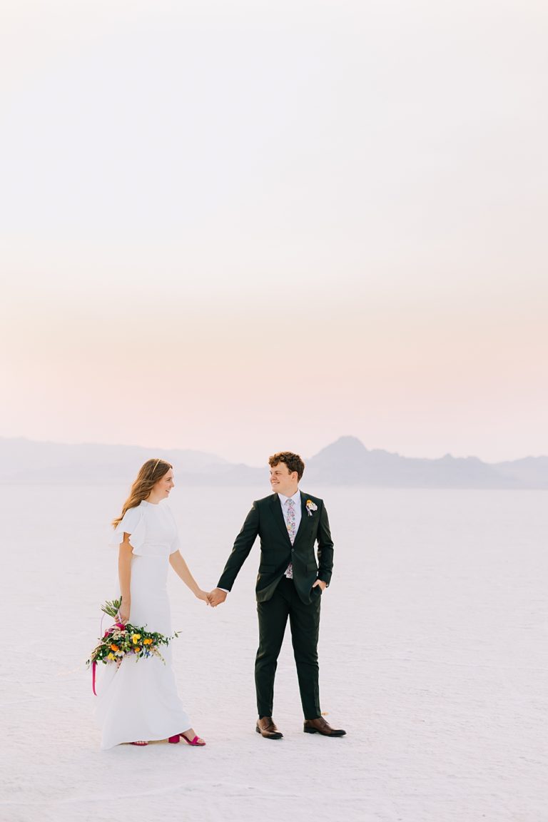 Salt Flats Bridal Session | Utah Wedding Photographer