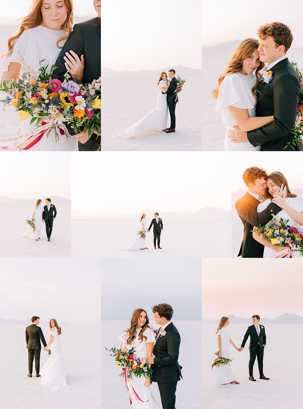 Salt Flats Bridal Session | Utah Wedding Photographer