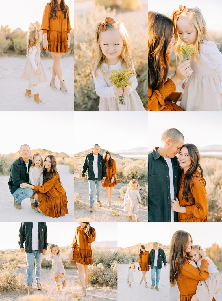 Fall Family Pictures at Antelope Island | Layton Family Photographer