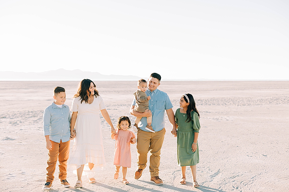 Comparison of the Salt Air throughout the Year | Utah Family Photographer