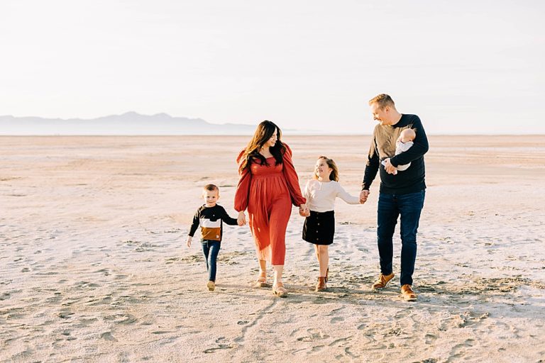Comparison of the Salt Air throughout the Year | Utah Family Photographer