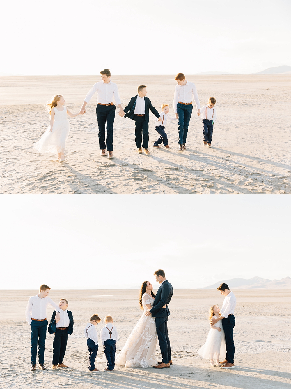 Salt Flats Family Pictures | Formal Family Pictures Inspo