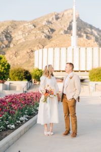 Provo Temple Bridals | Abby + Alex