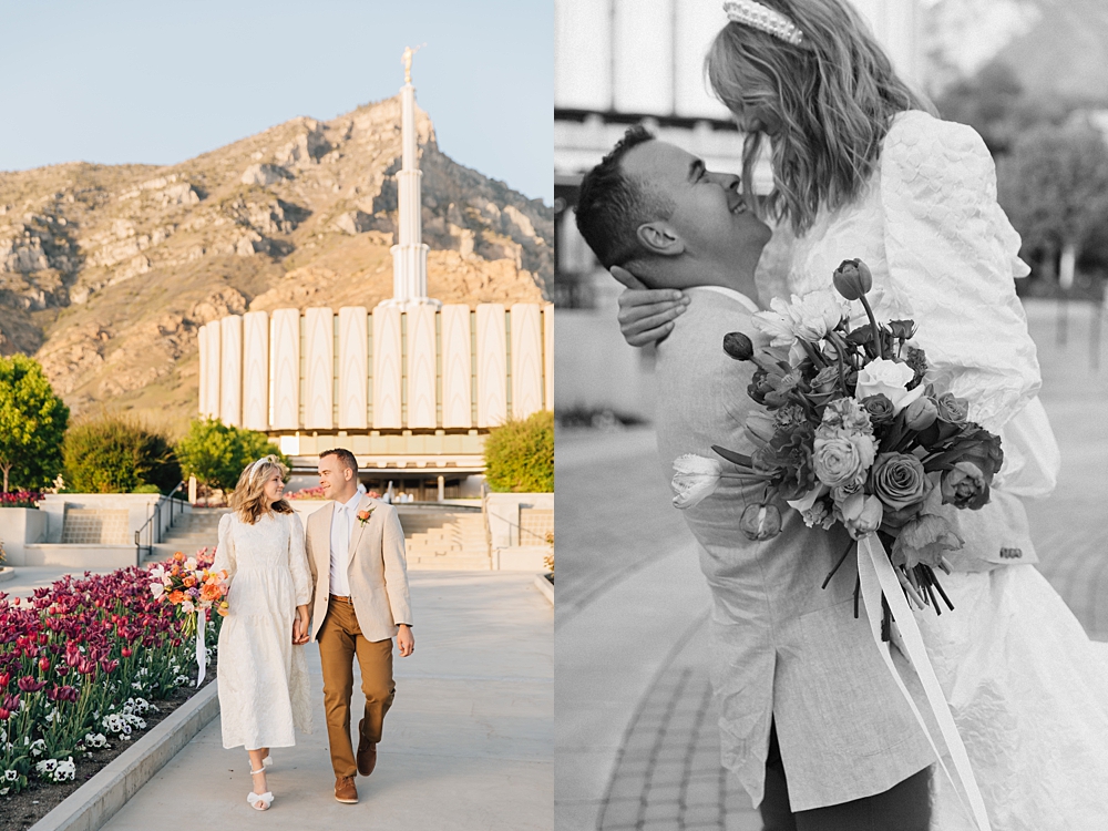 Provo Temple Bridals | Abby + Alex