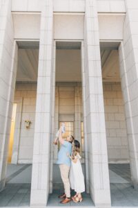 Draper Temple Sealing | Utah Family Photographer