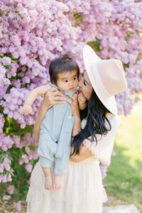 Lilac Bush Family Pictures | Bluffdale Photographer
