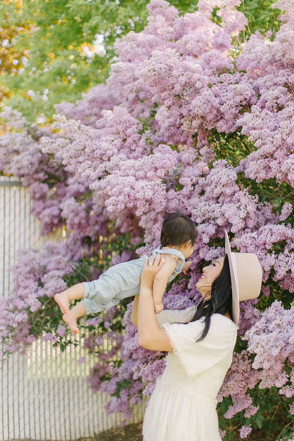 Lilac Bush Family Pictures | Bluffdale Photographer