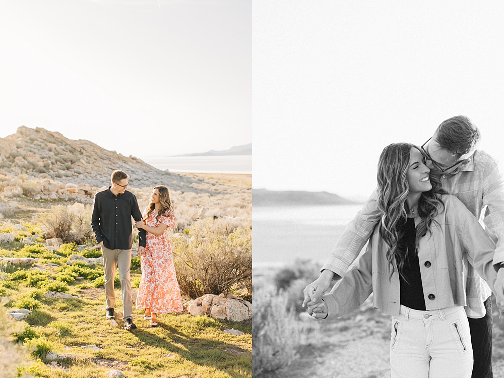Antelope Island Engagement Session | Layton Photographer