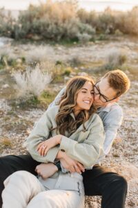 Antelope Island Engagement Session | Layton Photographer