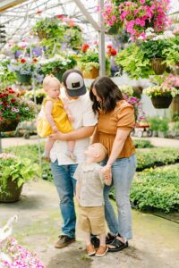 Family Photos at Cook's Greenhouse | Orem Photographer