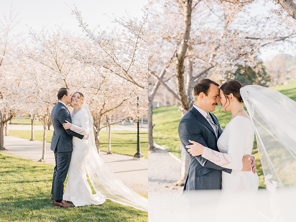Elegance and History: Capturing Bridals at the Utah State Capitol with Truly Photography