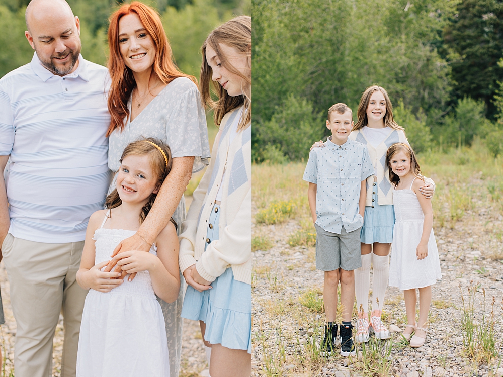 Shooting Family Pictures at the Stewart Falls Trailhead in Provo Canyon | Provo Photographer