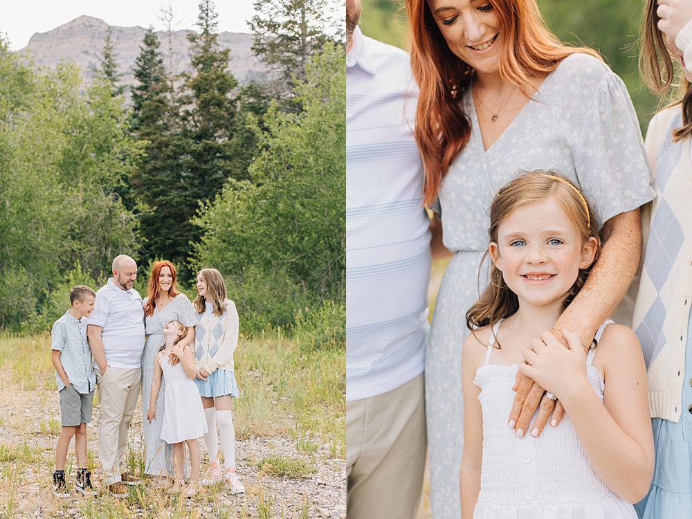 Shooting Family Pictures at the Stewart Falls Trailhead in Provo Canyon | Provo Photographer