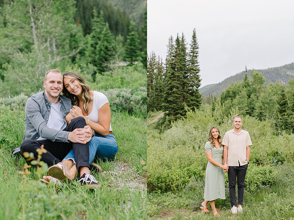 Engagement Pictures at Jordan Pines, Big Cottonwood Canyon | Provo Wedding Photographer