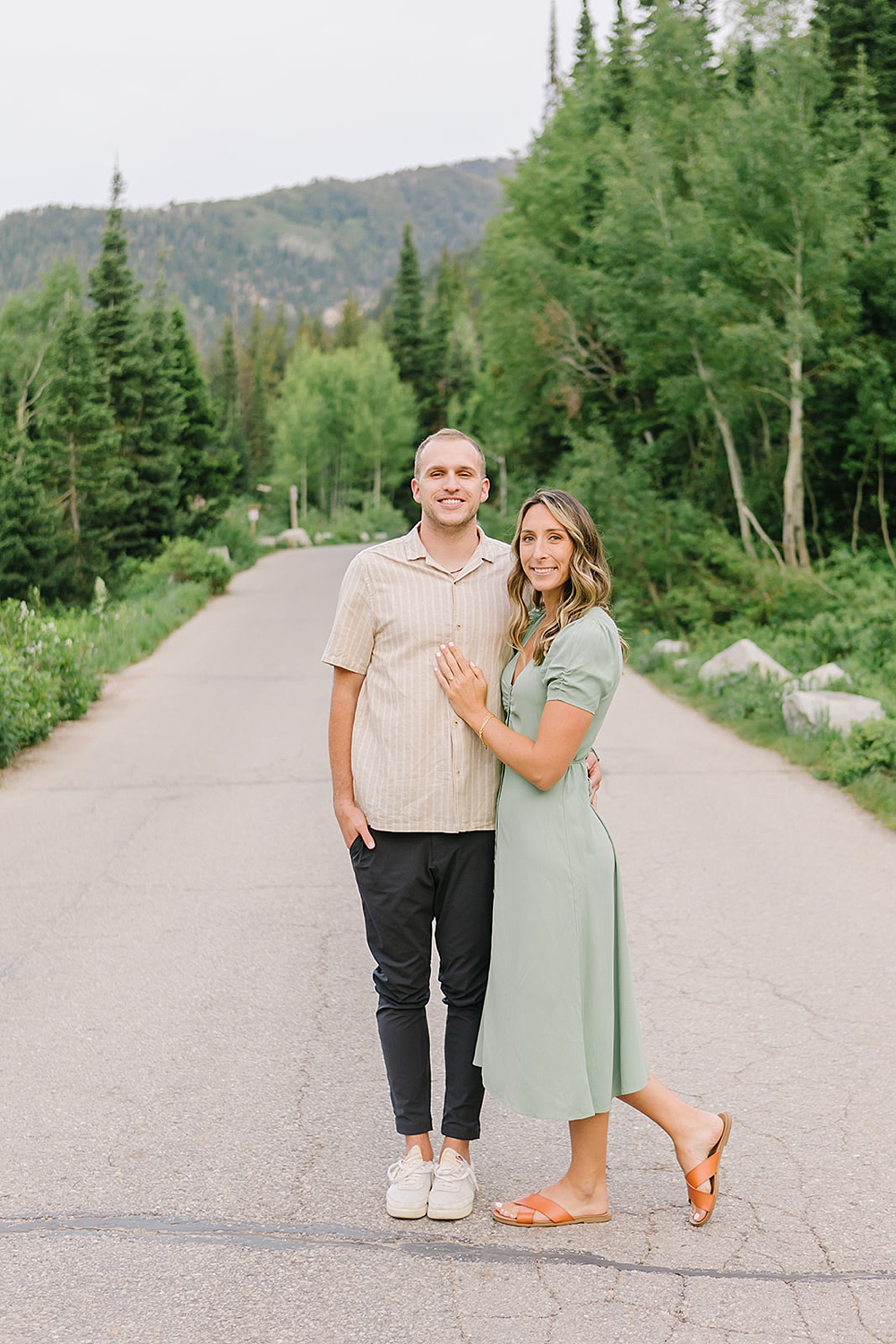 Engagement Pictures at Jordan Pines, Big Cottonwood Canyon | Provo Wedding Photographer