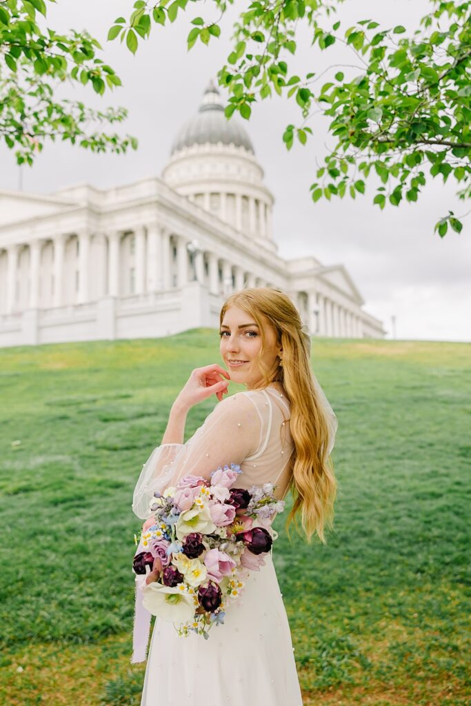 Utah State Capitol Bridals | Provo Wedding Photographer