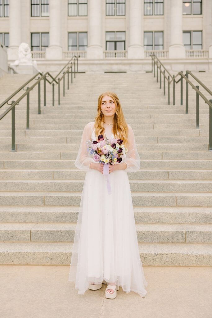 Utah State Capitol Bridals | Provo Wedding Photographer