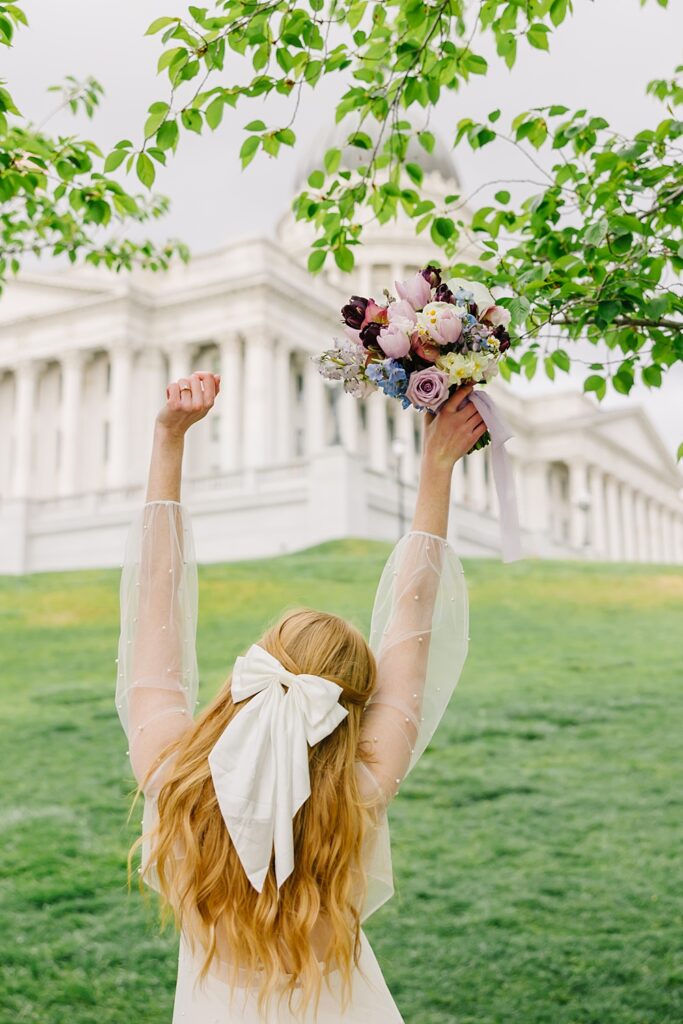 Utah State Capitol Bridals | Provo Wedding Photographer