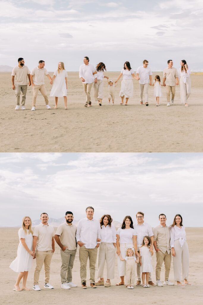 Extended family session at the Salt Air